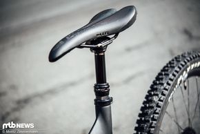 Die Kind Shock-Variostütze verfügte mit 175 mm über mehr als genug Hub.