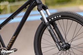 Die günstigste Gabel im Test: Manitou Circus Sport.