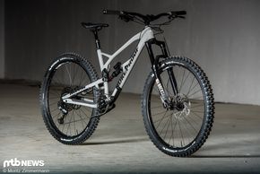 Das Nukeproof Mega 290 Comp verfügt über 160 mm Federweg an der Front und 155 mm am Heck