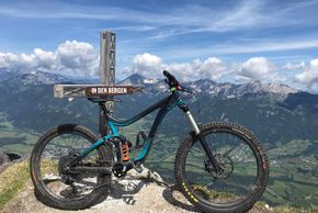 ... an seinem Giant Reign Enduro