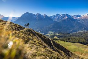 Spitzkehre auf dem Trail