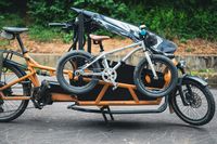 MORE Cargobike Kinderrad-Halterung im Test: Kinderfahrrad am Lastenrad transportieren