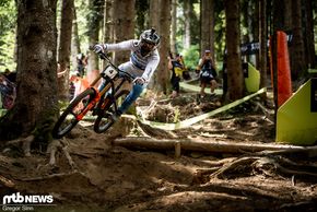 Im Wald ist Andi Kolb fast der perfekte Lauf gelungen
