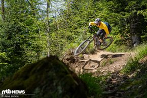 Bergauf schlägt sich das Trek Slash 8 wirklich gut