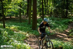 Singletrails bergauf? Geht mit dem File Plus – ist aber anstrengend!