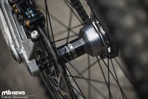 Die e*thirteen Sidekick-Nabe soll den Pedalrückschlag eliminieren.