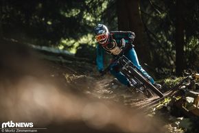 Bei schnell wechselnden Lichtbedingungen im Wald hatten wir Probleme mit dem roten Glas