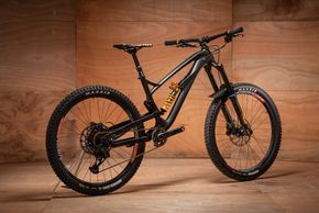 Der schwarz anodisierte Rahmen der Öhlins-Version passt gut zum gold-gelben Fahrwerk.