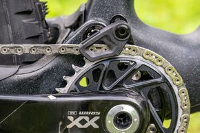Das 30er Kettenblatt ist auf den steilen Trails angenehmer zu fahren.