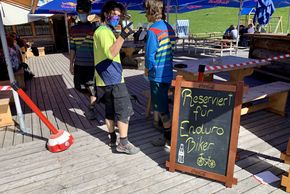 Reserviert für Enduro-Biker