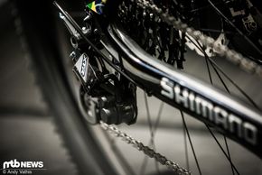 Seit diesem Jahr sind Fumic, Avancini und Marotte auf Shimano-Komponenten unterwegs
