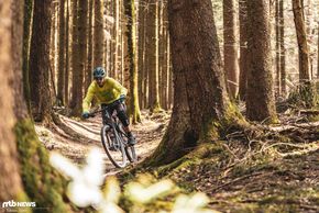 Auf flachen Trail-Abschnitten erlaubt das Simplon Cirex ein hohes Tempo und wenn er erst mal arbeitet, geizt der Hinterbau nicht mit Traktion und Federweg
