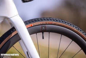 Die Vittoria Terreno T50 Gravel-Reifen in 40-622 gefielen als vielseitige Allrounder.