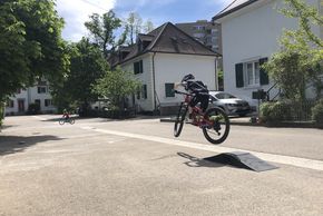 Auch Sprünge gehören wohl schon zum Standardprogramm ...