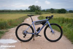 Das Canyon Grizl in der OG Version mit Shimano GRX 1x12 Gruppe konnten wir ebenfalls testen.