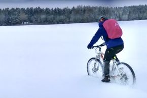 Anstrengend aber geil. ❄️🚴🏼‍♀️❄️