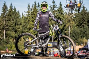 Der Vpacekids-Teamfahrer Max Giehl aus Tirol ist ziemlich begeistert vom Prototyp.