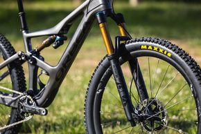 Ausgelegt ist das neue Orbea Occam eigentlich auf 140 mm Federweg vorne und hinten