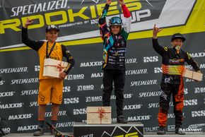 Podium U15 mit Bünger, Bonanomi, Costellanos (v.r.n.l.)