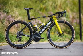 Das neue Cervélo S5 von Jonas Vingegaard.