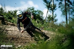 Für den Großteil des Tests war die Maxima an unserem Specialized Demo 29-Testbike montiert