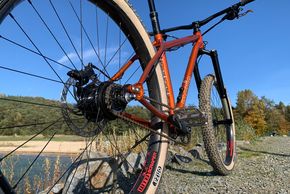 Geschaltet wird mit einer 11-fach Shimano Alfine ...