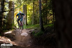 Dieses Gefühl von Traktion wird direkt in Sicherheit auf dem Bike transferiert …