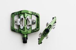 OneUp Components Clip Pedal - Top Down and Profile