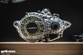 Bei der Präsentation des neuen Bikes hatte Specialized auch ein durchsichtiges Showmuster vom neuen 3.1-Motor dabei.