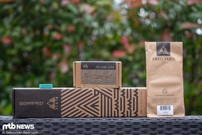 Alle Teile sind in 100% recyclebaren Papier-Verpackungen verstaut