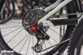 Natürlich nur das Beste am Highend Modell 10k, mit der SRAM XX Eagle Transmission.