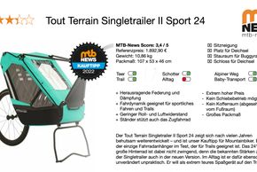 Testergebnis Tout Terrain Singletrailer II Sport 24