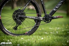 Wuchtige Erscheinung, aber hilfreich: das 50er-Ritzel der NX Eagle